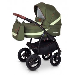 02 - Детская коляска Verdi Optima BlakLine 3 в 1